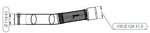 Exhaust Pipe w. Flex, D3S for International