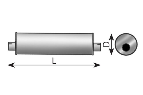 Silencer for Leyland, ALU