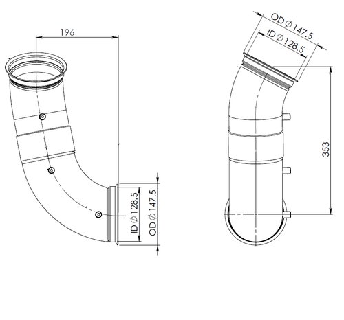 Pipe for DAF