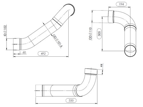 TUBE AVANT-MAN-81.15205.5083