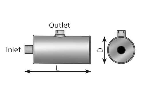 Silencer for Volvo