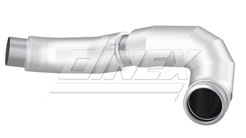 Insulated Exhaust Pipe for Iveco