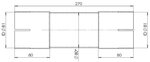 Pipe Connector, ID=81 / L=270, ALU