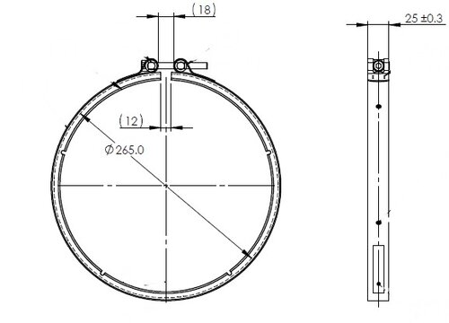 Exhaust Clamp for Cummins / Paccar