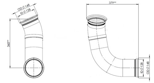 Exhaust Pipe for DAF