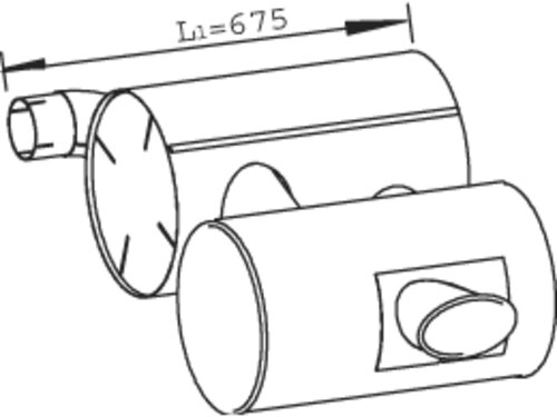 Silencer for Iveco