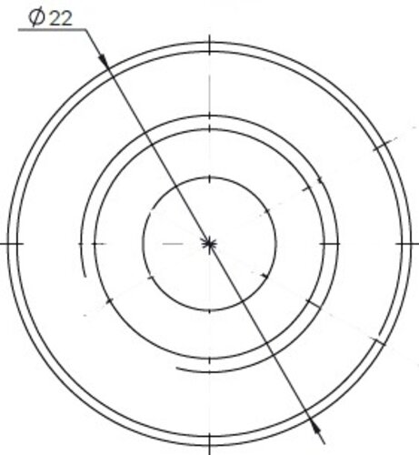 Universal Fitting, M14X1,5 / Ø7,5