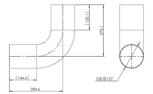 Exhaust Pipe for Peterbilt