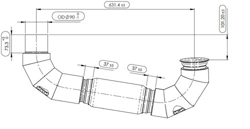 TUBE AVANT-MERCEDES-633.490.2810