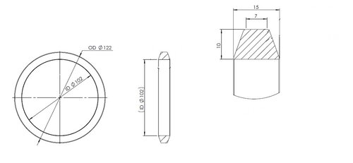 Exhaust Gasket, 4"