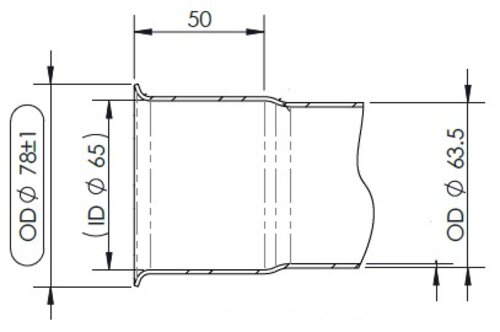 Exhaust Pipe for Freightliner