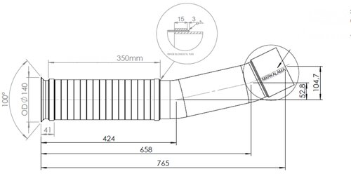 TUBE AVANT-MERCEDES-E-Line-53252