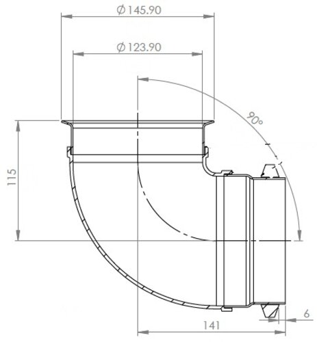 Diesel Exhaust Fluid Pipe (DEF) for Kenworth/Peterbilt