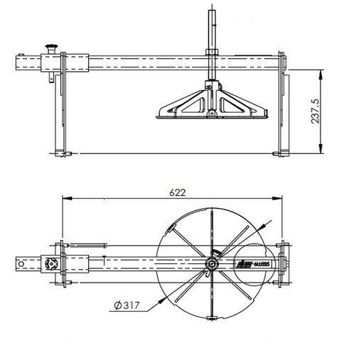 DPF mounting tool for Scania Redevelopment