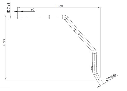 Pipe for Iveco