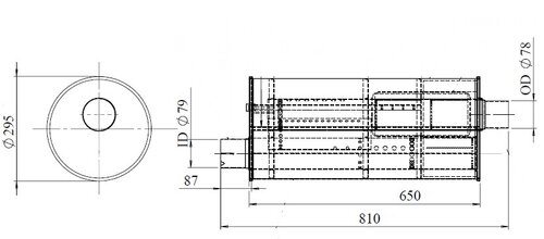 Silencer for Iveco