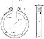 Exhaust Clamp for Detroit Diesel