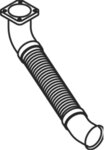 Pipe w. flex for DAF