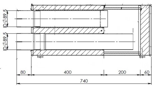 Universal Silencer, INOX