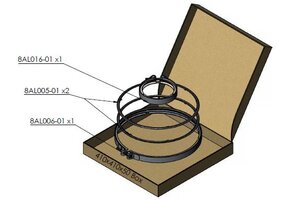 Exhaust Clamp & Gasket Kit for Renault/Volvo