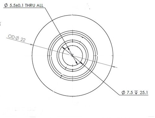 Universal Fitting, M14X1,5 / Ø5,5