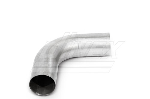 90° Exhaust Bend, OD=127 / L=330, ALU