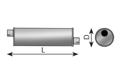 Silencer for Bedford, ALU