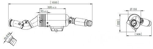 Catalytic Converter for Mercedes