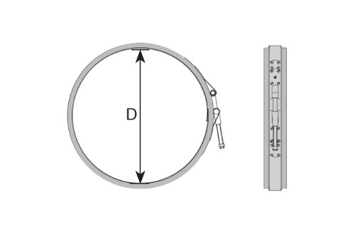 LAMBDA-LARSEN JOINT FOR BAFFLE SIZE 397