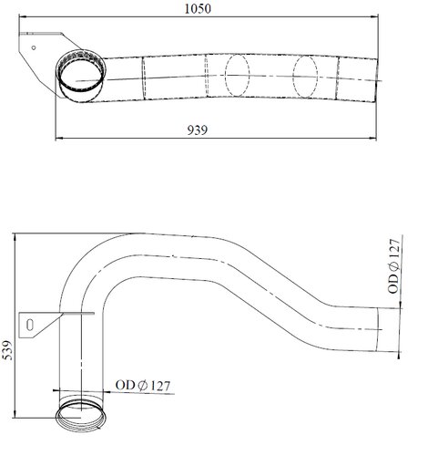 Pipe for DAF