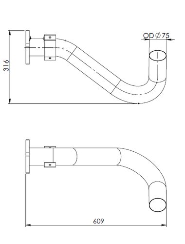 Pipe for Iveco