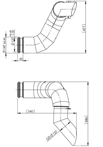 Pipe for Volvo