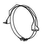 ACCESSOIRE SANGLE FIXATION-LIEBHER-S.S. SUPPORT OPTARE OPTARE SOLO
