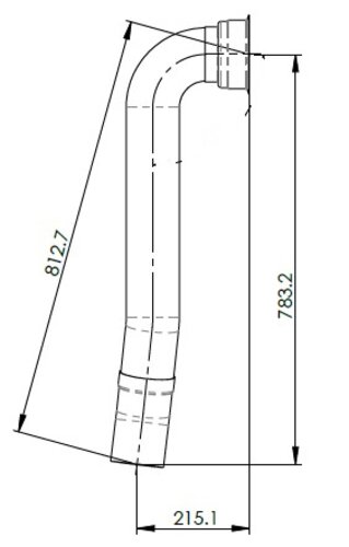 Exhaust Pipe for Freightliner