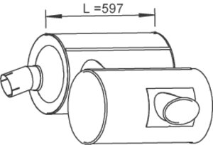 Silencer for Iveco