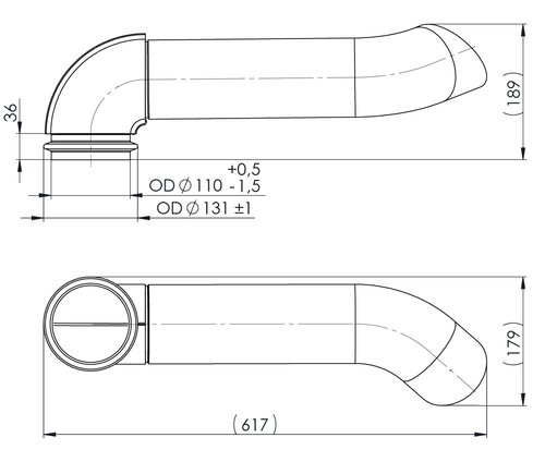 Pipe for Iveco