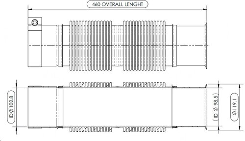 Exhaust Bellow for Freightliner