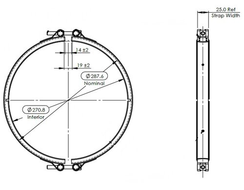 ACCESSOIRE COLLIER-FIAT-IVECO-UNIVERSEL-V-COLLIER