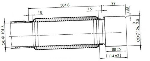 Exhaust Bellow for International