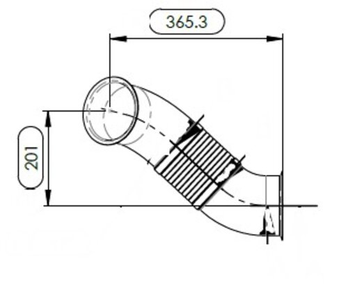 Exhaust Flex, D3S for International