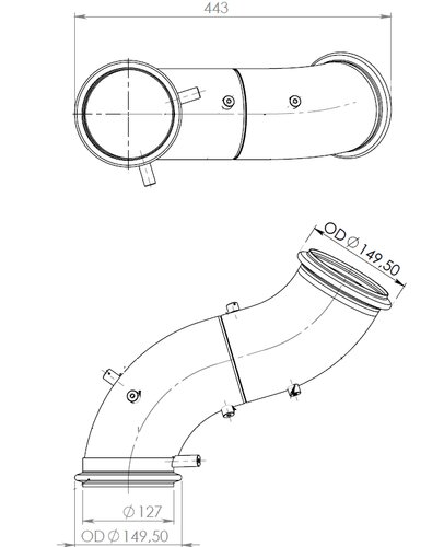 Pipe for DAF