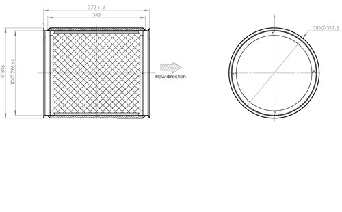 Silencer Insert for Dennis