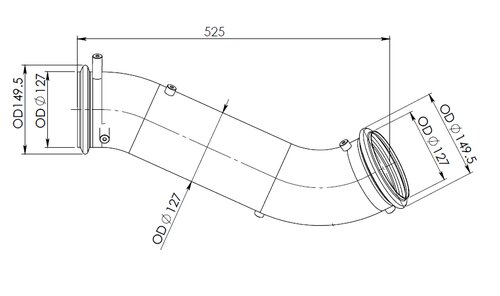 Pipe for DAF