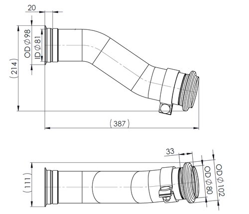 Exhuast Pipe for MAN