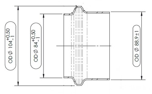 Exhaust Bellow for International