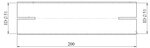 Pipe Connector, ID=51 / L=200, ALU