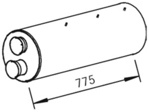 Silencer for Volvo