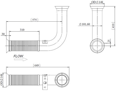 Pipe for DAF