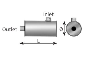 Universal Silencer for Seddon Atkinson