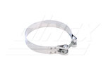 TightFit Clamp for Scania, Ø=128-132 mm, INOX